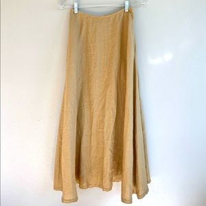 Muji French Linen Flair Skirt